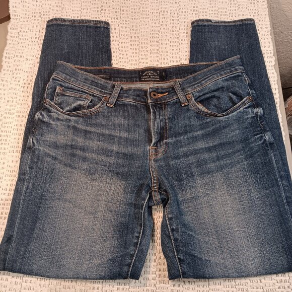 Lucky Brand women's 'Sienna Cigarette' stretch blue jeans sz 4 / 27 - Picture 3 of 16